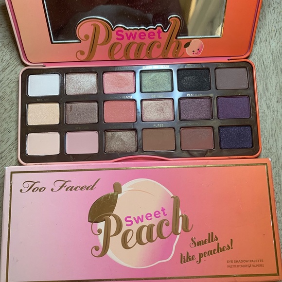 Too Faced sweet peach palette Authentic